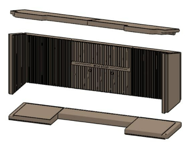 Oranier Ziva XL revtement de chambre de combustion