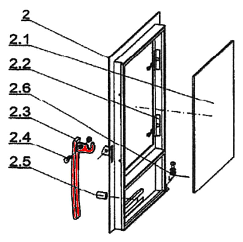 Oranier Nordik poigne de porte A