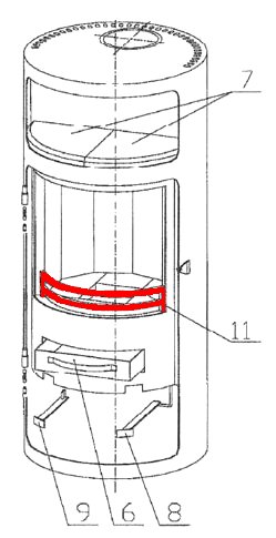 Oranier Troll grille verticale noir